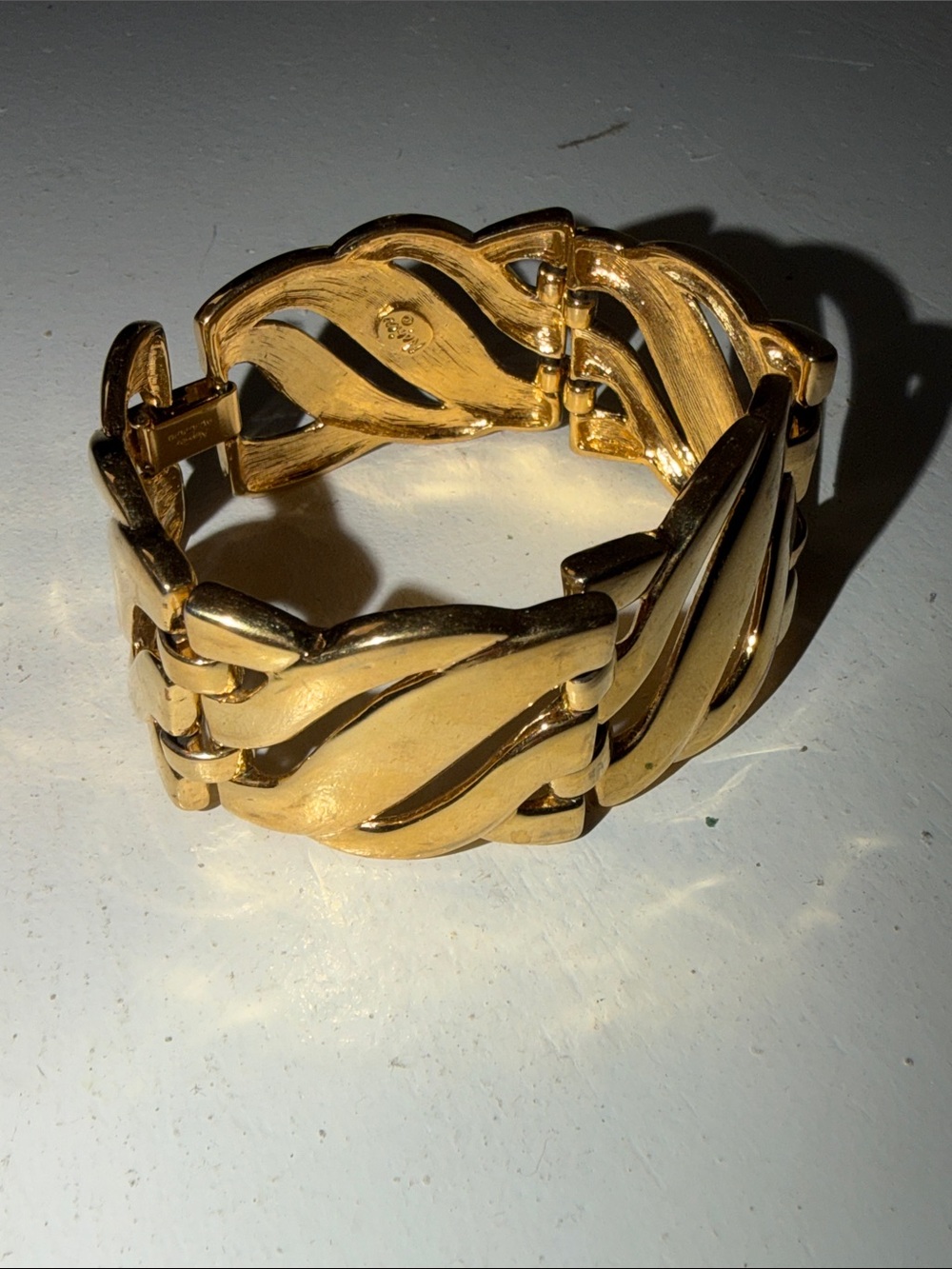 Napier Gold Wave Link Bracelet - Women Jewelry